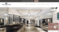 Desktop Screenshot of lotusgardenhotelmanila.com